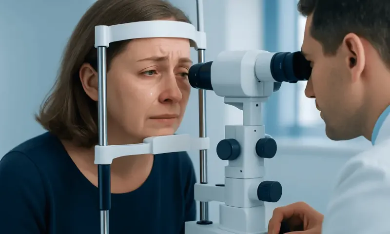 Common symptoms and how they may feel — watery eyes