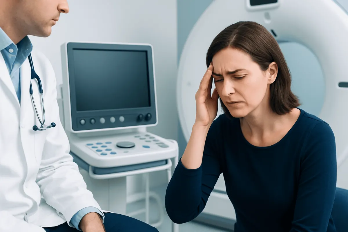 Common symptoms and patterns — temple headache