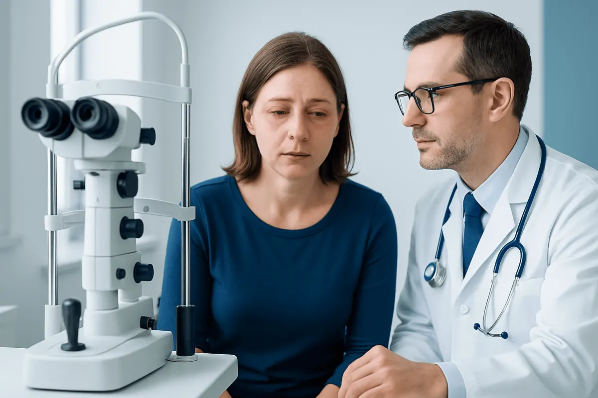 Common symptoms and patterns — allergic reaction around eyes