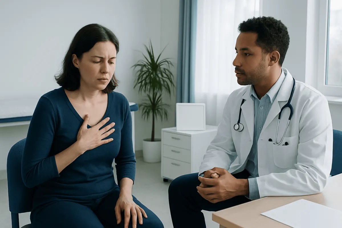 Common symptoms and warning signs — paradoxical breathing
