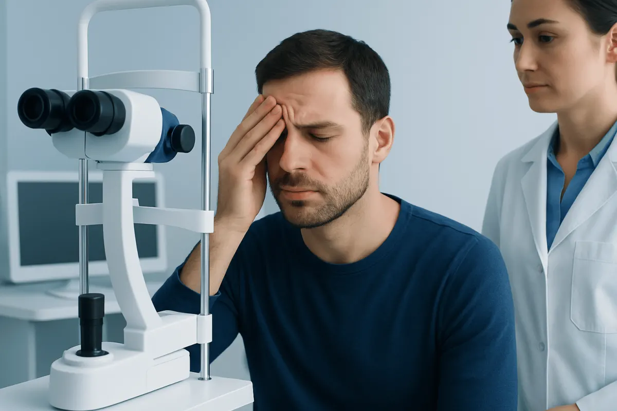 Common Symptoms and Warning Signs — headaches behind the eyes