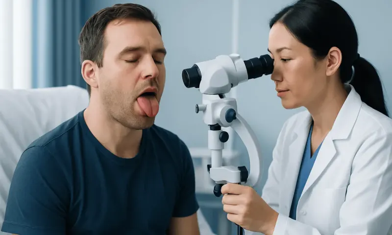 Common symptoms that can happen with tongue swelling — puffy tongue causes
