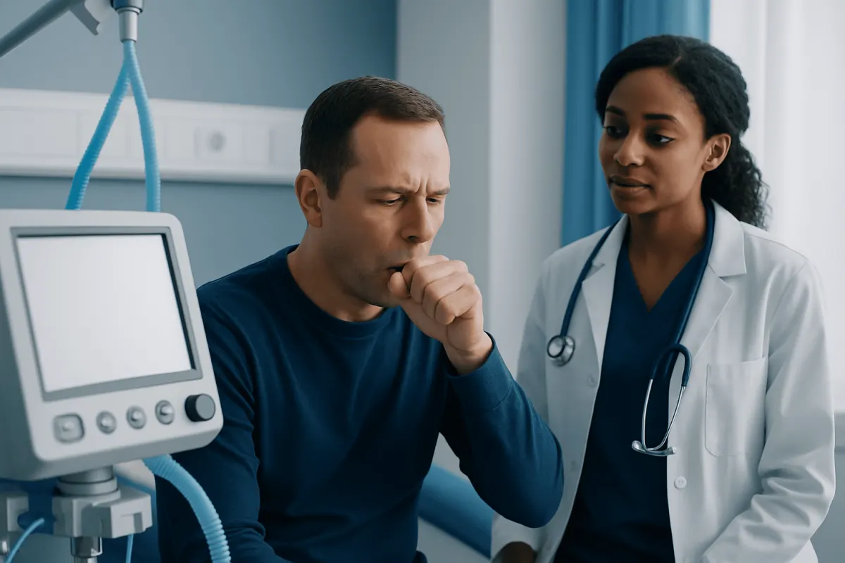 Cough patterns and accompanying symptoms — hiv cough