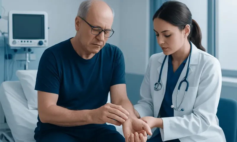 Early signs and symptoms — extensor tendonitis