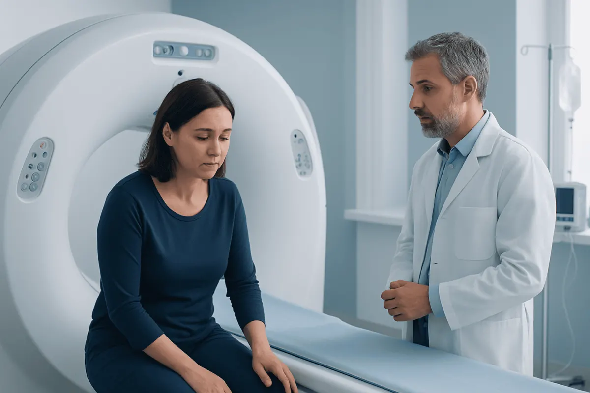 Early signs and symptoms — mantle cell lymphoma
