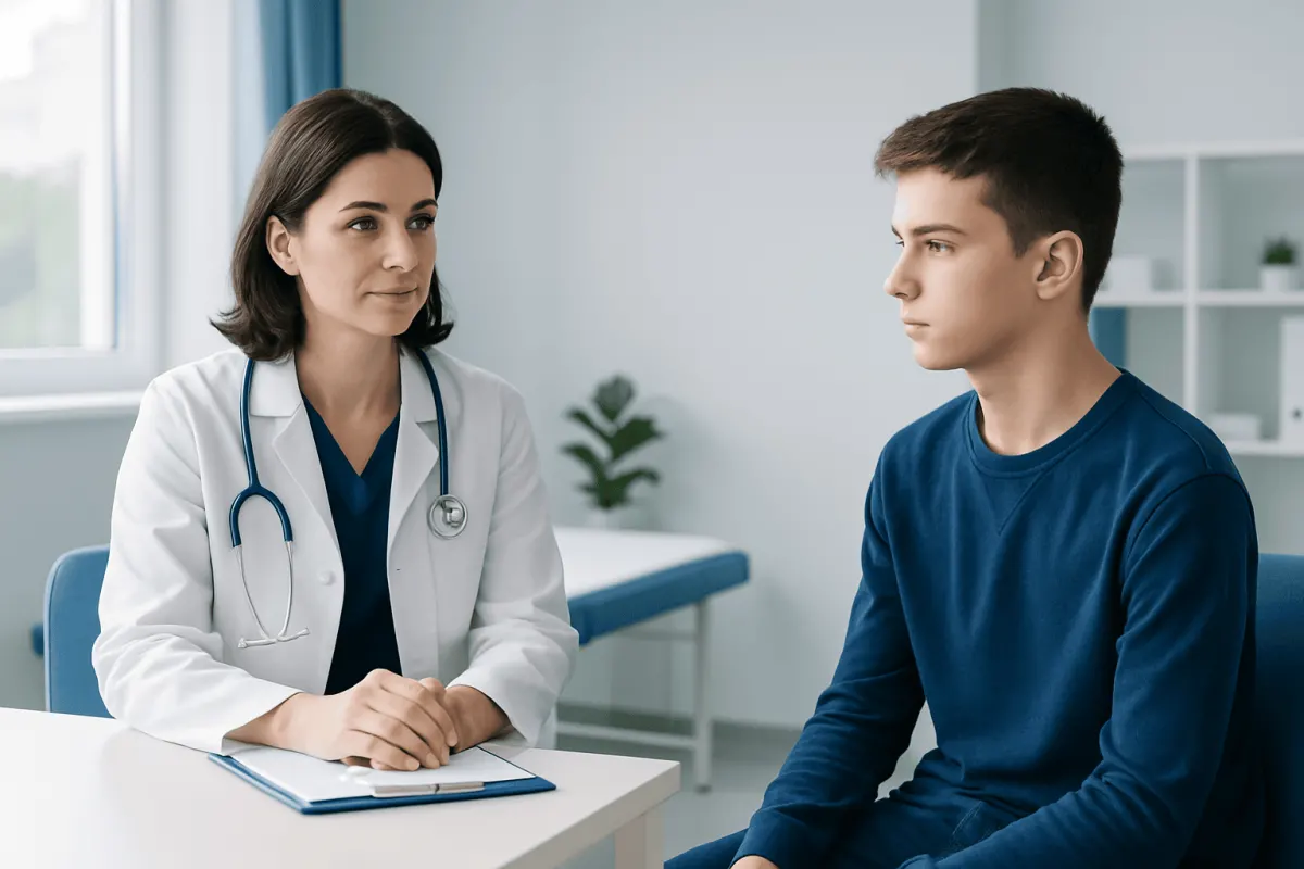 Evaluation before hormone therapy — hormone treatment for delayed puberty