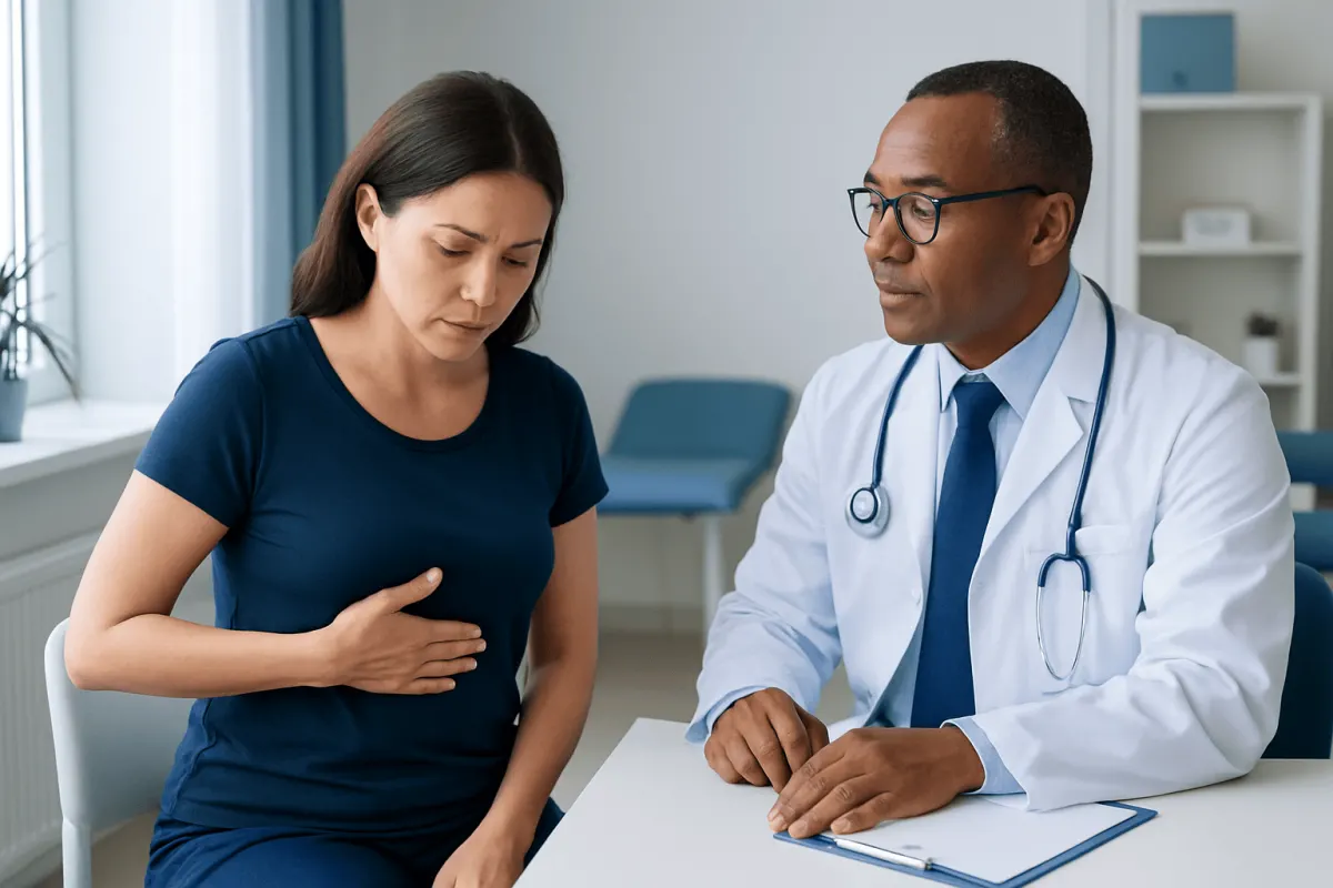 Features that can help describe the lump — lump under breast at bra line