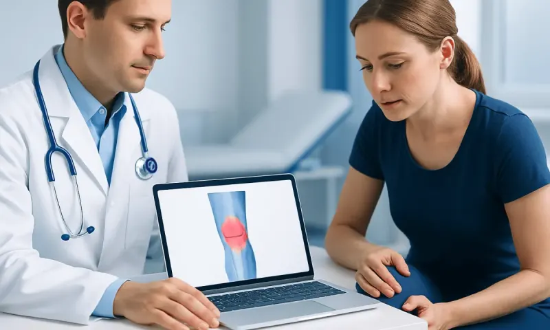 Front knee pain: what it may suggest — knee pain location chart
