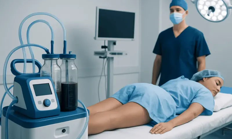 Medical procedure room at Acibadem Hospitals with patient and doctor.