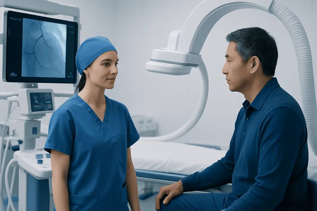How a Clinician Tells Heart Catheterization, Angioplasty and Stenting Apart — heart cath vs stent