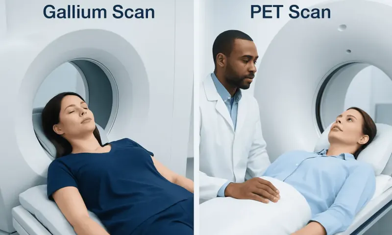 How a Clinician Tells the Tests Apart — gallium scan vs pet scan