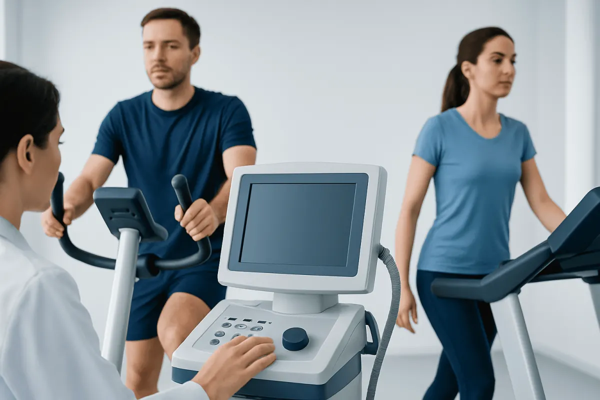 How a clinician tells them apart — elliptical vs treadmill