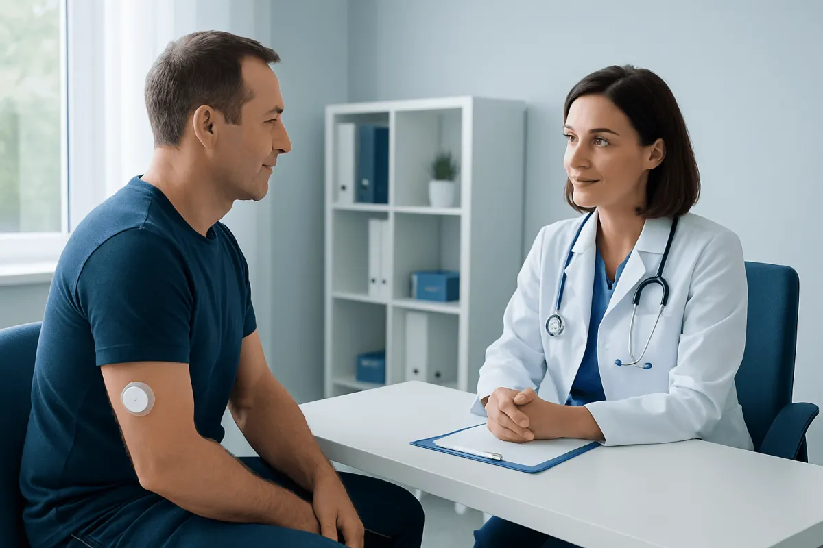 How a continuous glucose monitor works in daily life — continuous glucose monitors