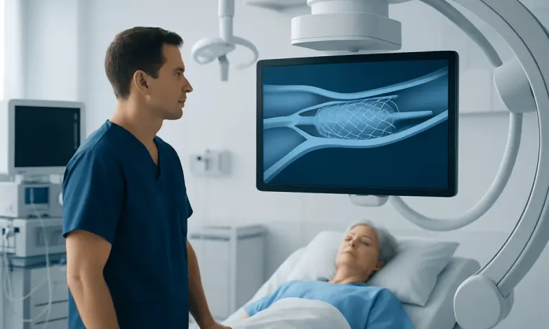 How a coronary stent works — stent meaning