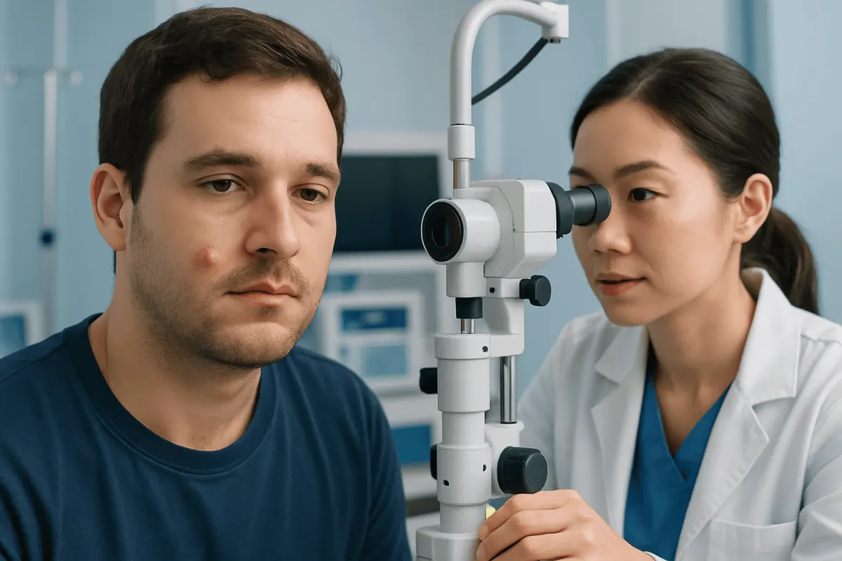 How a Facial Boil May Look and Feel — boil on face
