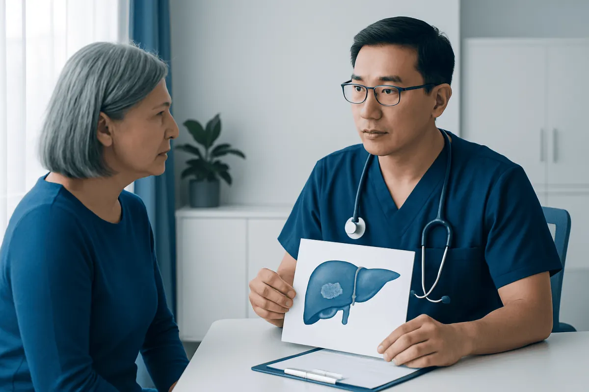 How a liver tumour is diagnosed — liver tumour