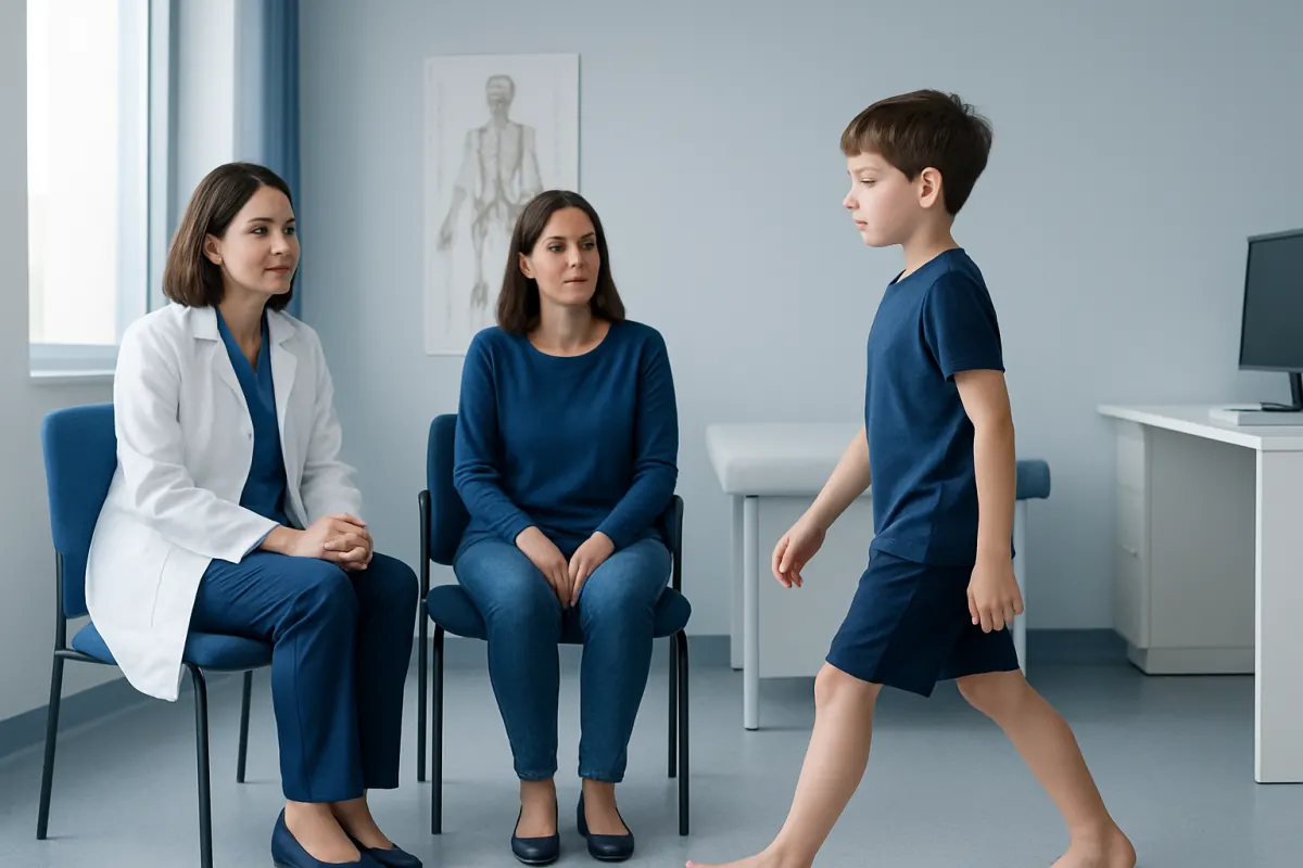 How a pediatric gait study is performed — pediatric gait treatment