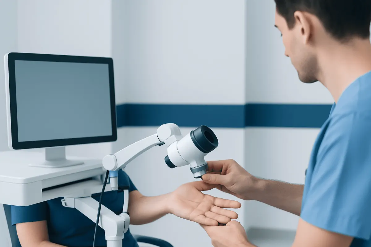 How a skin fissure feels and looks — skin fissure