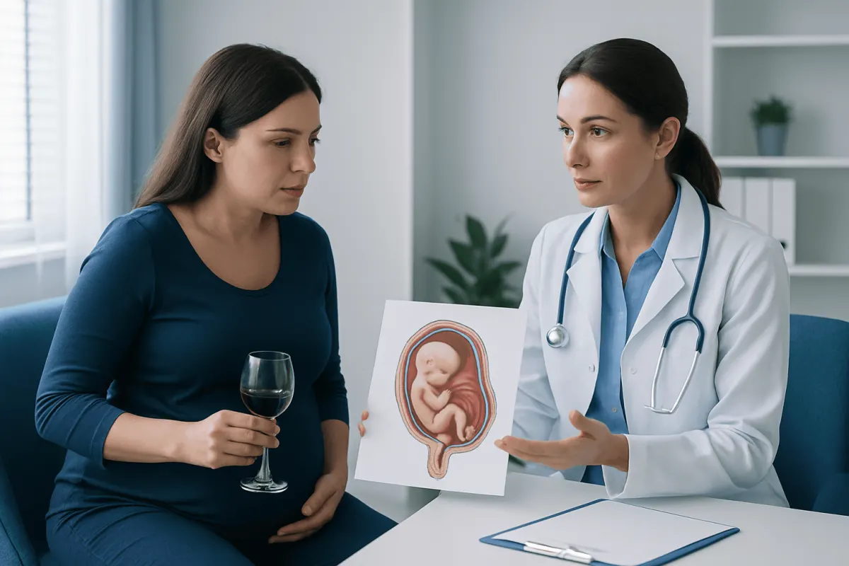 How Alcohol Affects the Developing Baby — fetal alcohol syndrome