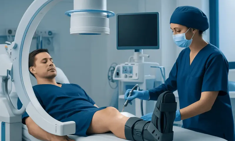 How ankle surgery and a walking boot work — ankle boot surgery
