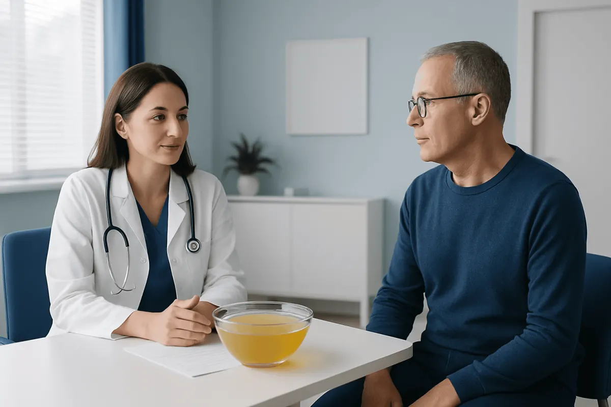 How clear does clear broth need to be for a colonoscopy? — fat free broth for colonoscopy