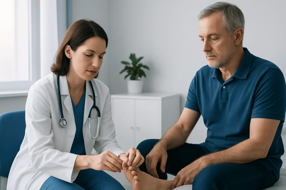 How clinicians assess the nail before removal — taking off toenail
