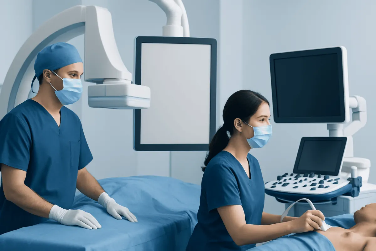 How clinicians tell the tests apart — angiography vs echocardiography