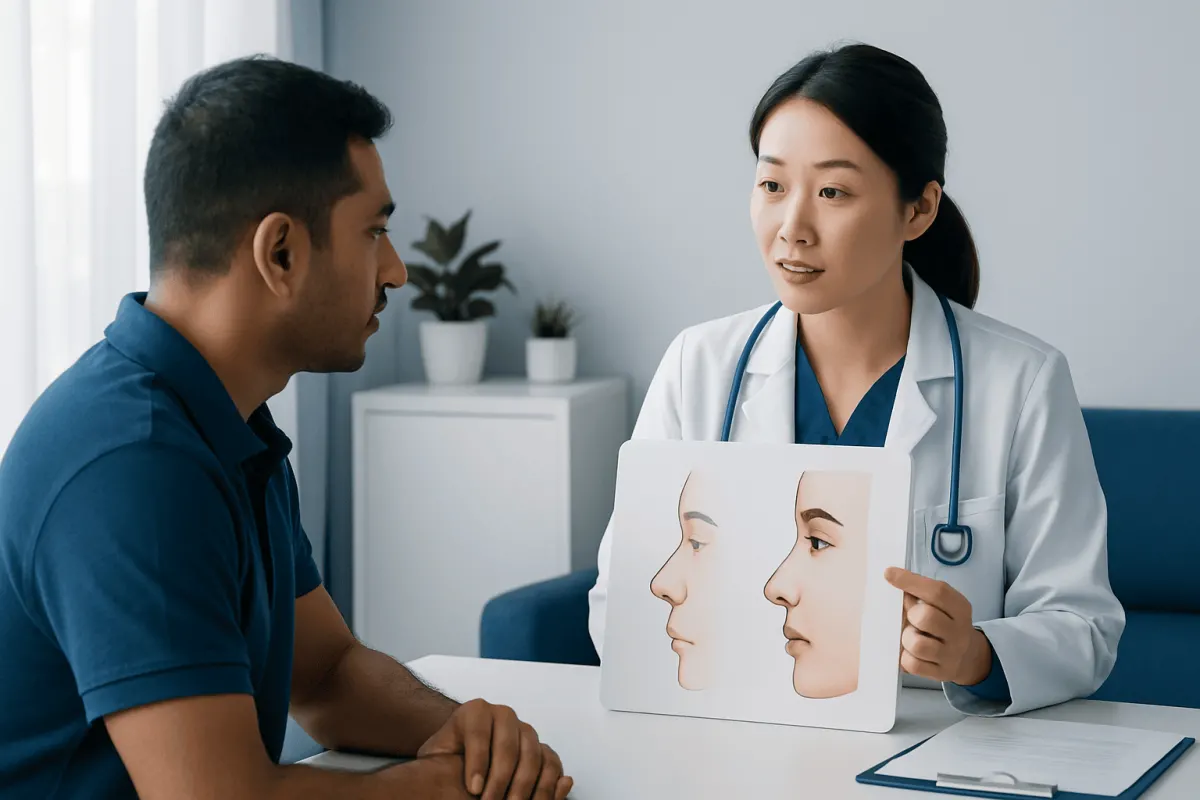 How do I know what type of nose bridge I have? — flat nasal bridge vs normal