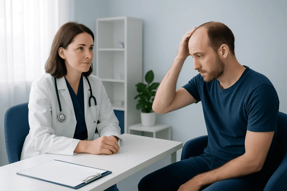 How do I tell if my hairline is receding or mature? — normal hairline vs receding