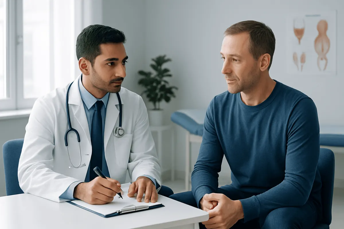 How Doctors Check Foamy Urine — foamy urine in men