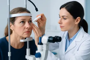 Allergic Eye Ointment Helps Eyelids More Than the Eye Itself