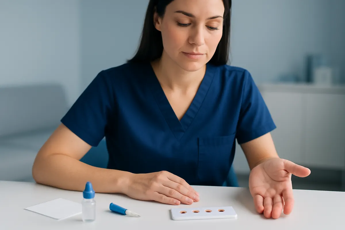 How home blood typing kits work — at home blood type test