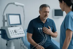 Coronary Artery Spasm Causes Chest Pain Even at Rest