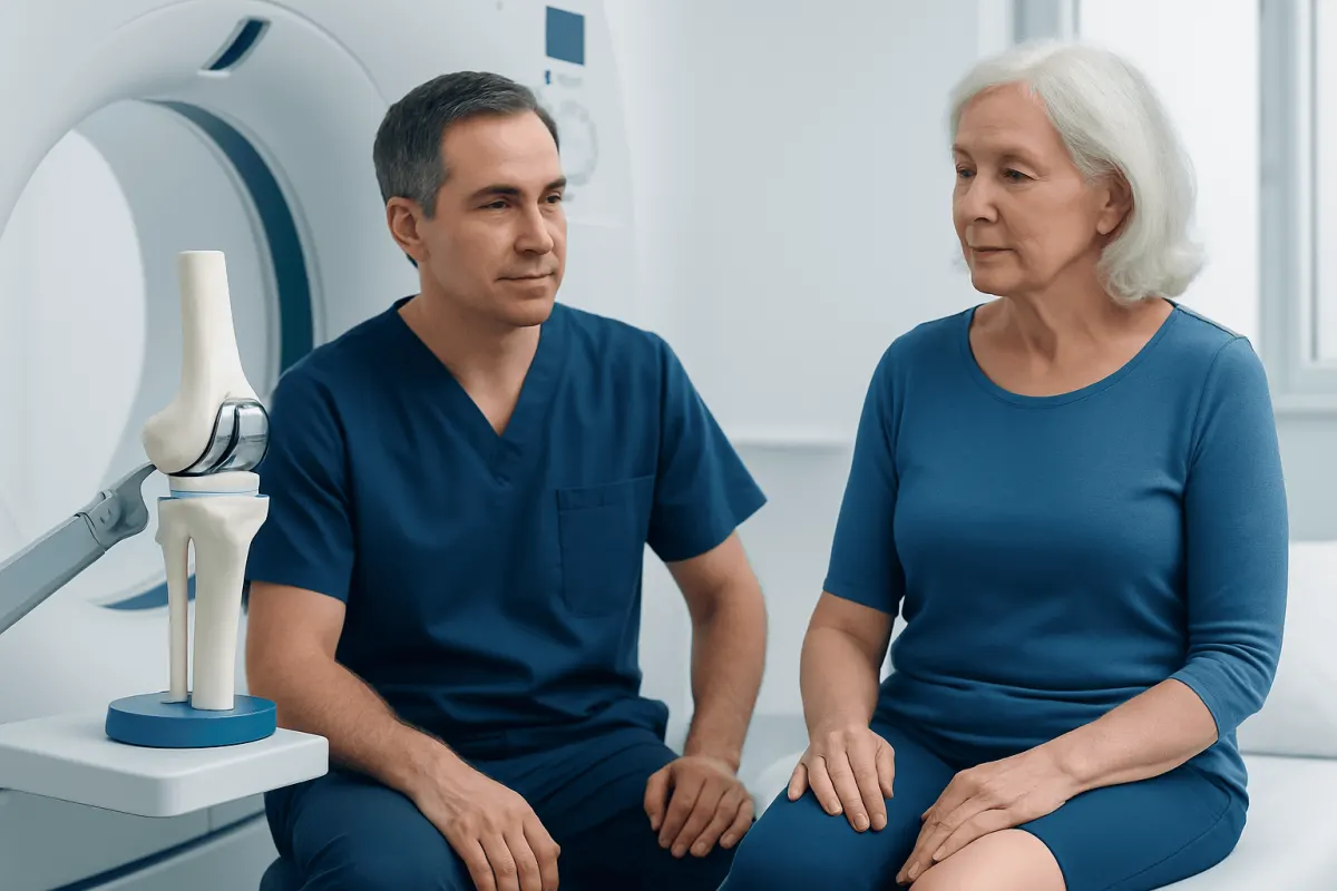 How knee replacement works and who may be a candidate — knee replacement before and after