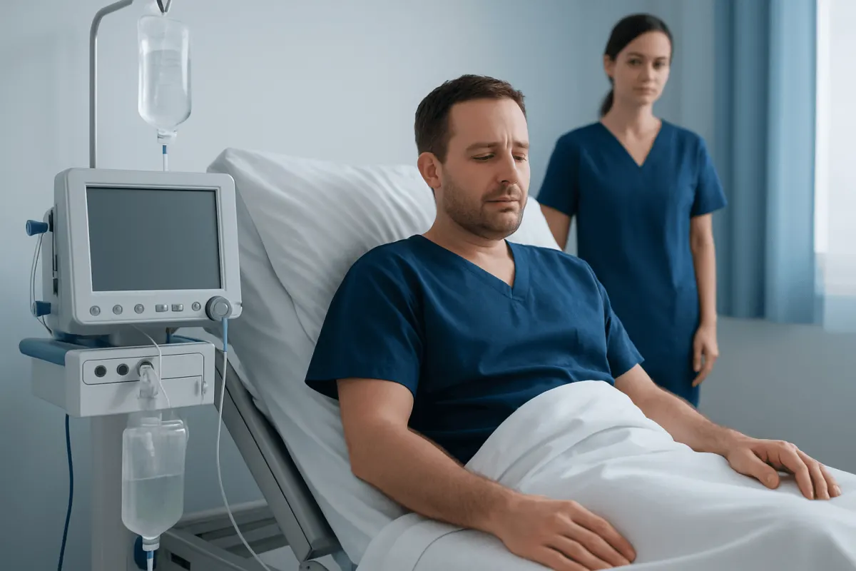 How long does difficulty urinating last after surgery? — after surgery can't pee