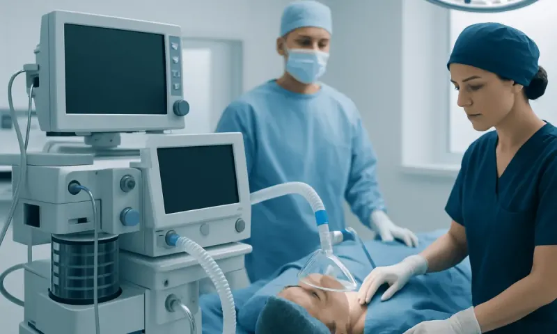 Medical team performing pneumothorax surgery in hospital operating room.