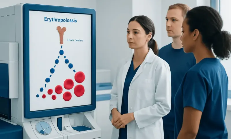 How red blood cells are made — erythropoiesis