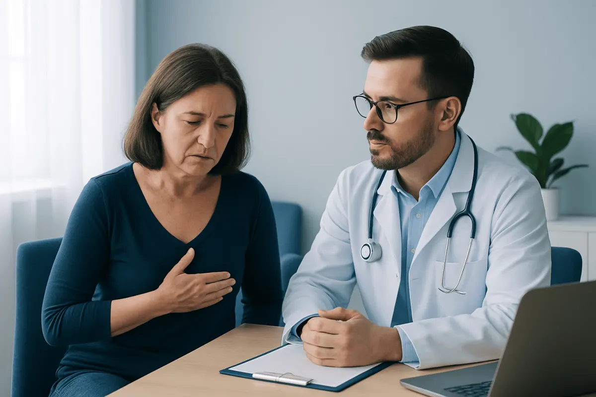 How symptoms help narrow down the cause — pain under right breast