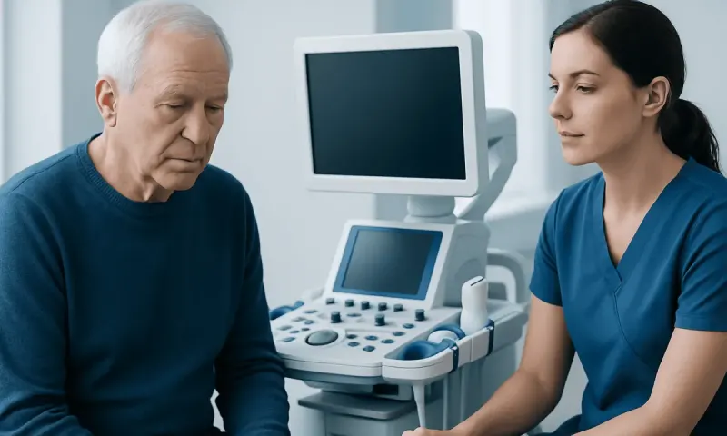 Doctor and patient during neurological examination at Acibadem Hospital.