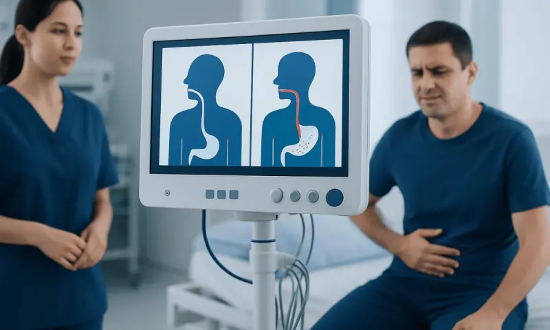 How symptoms may feel — nausea and acid indigestion