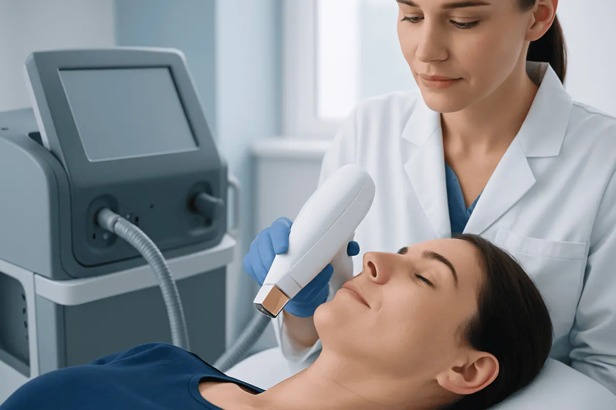 How the chin procedure is performed — laser hair removal for chin