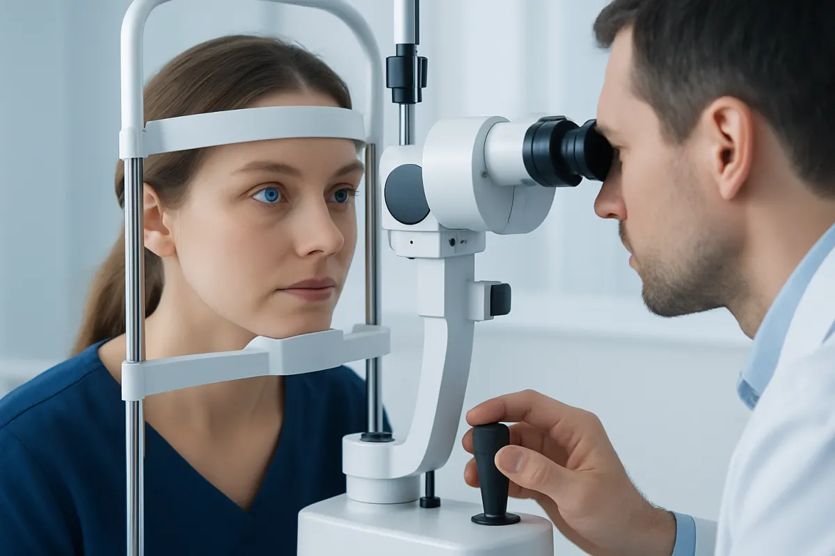 How the cornea becomes blue or cloudy — blue eye