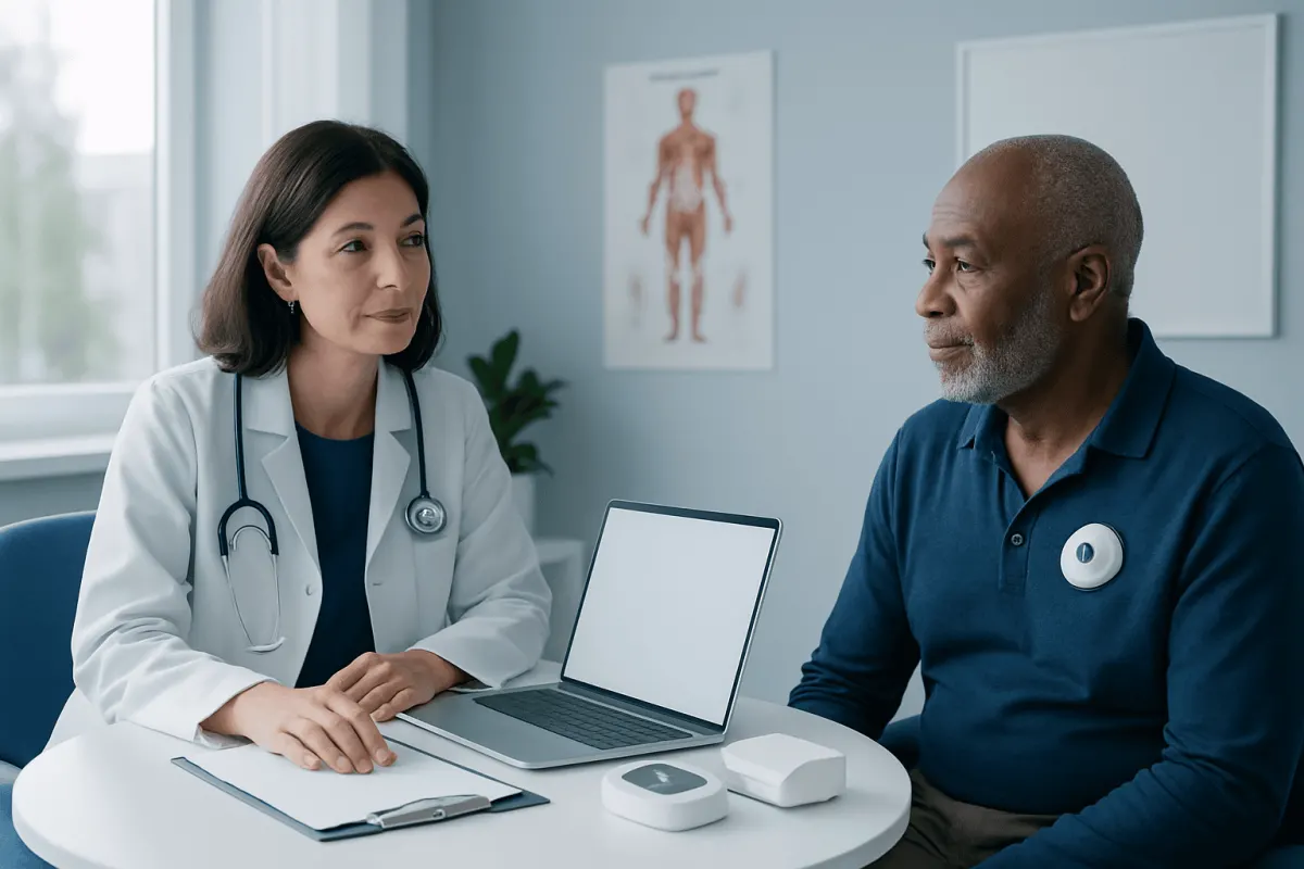 How the data is collected and shared — remote patient monitoring