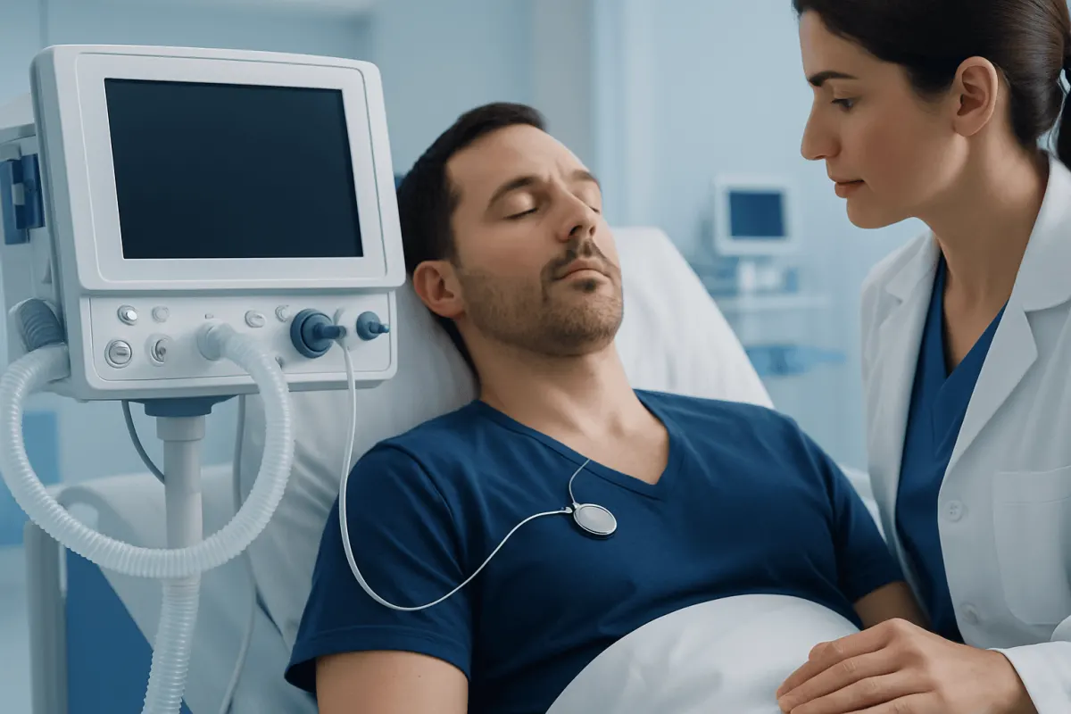 How the Device Helps Keep the Airway Open — implanted sleep apnea