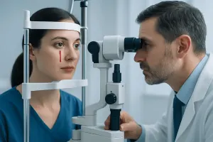 Blood in Tears Often Comes From Outside the Eye Itself