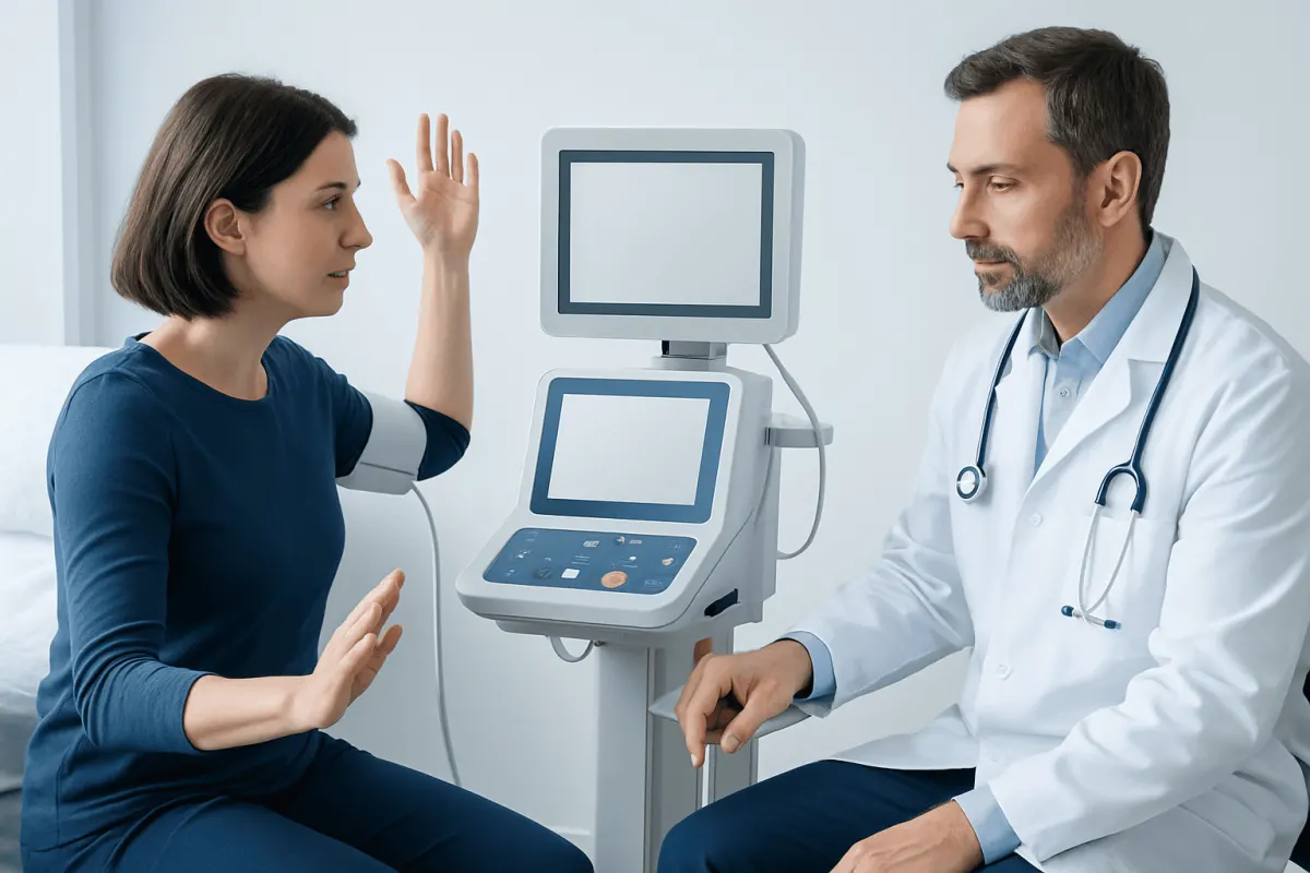 How the Roos test is performed and what a positive result means — roos test
