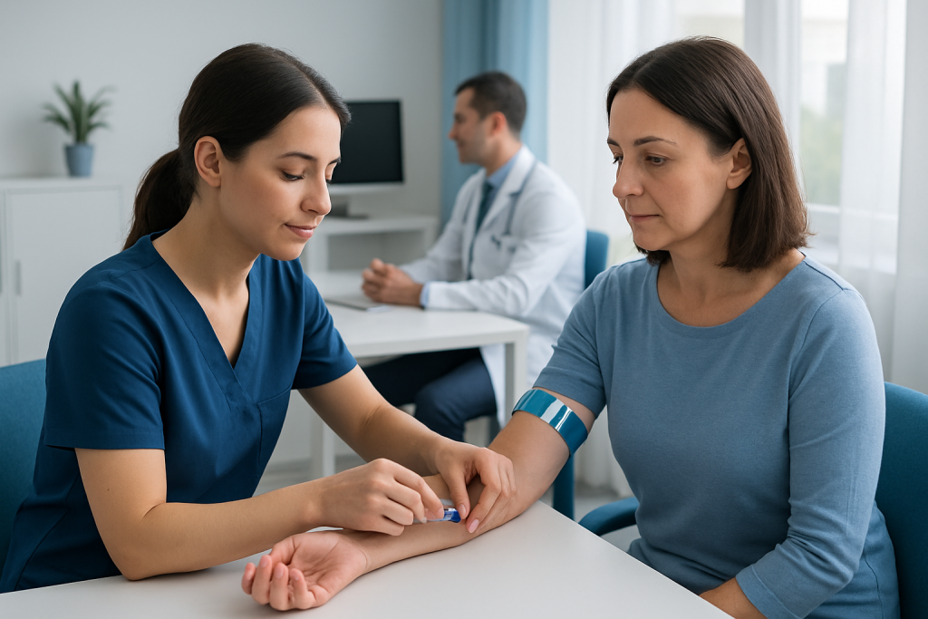 How the Test Is Performed: What to Expect — blood hemogram test