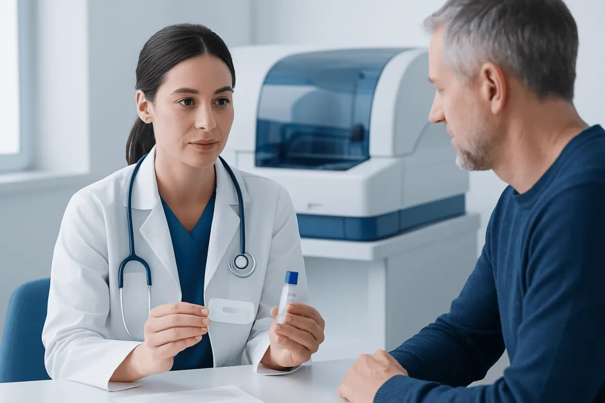How the Test Procedure Works — at home colon test kit
