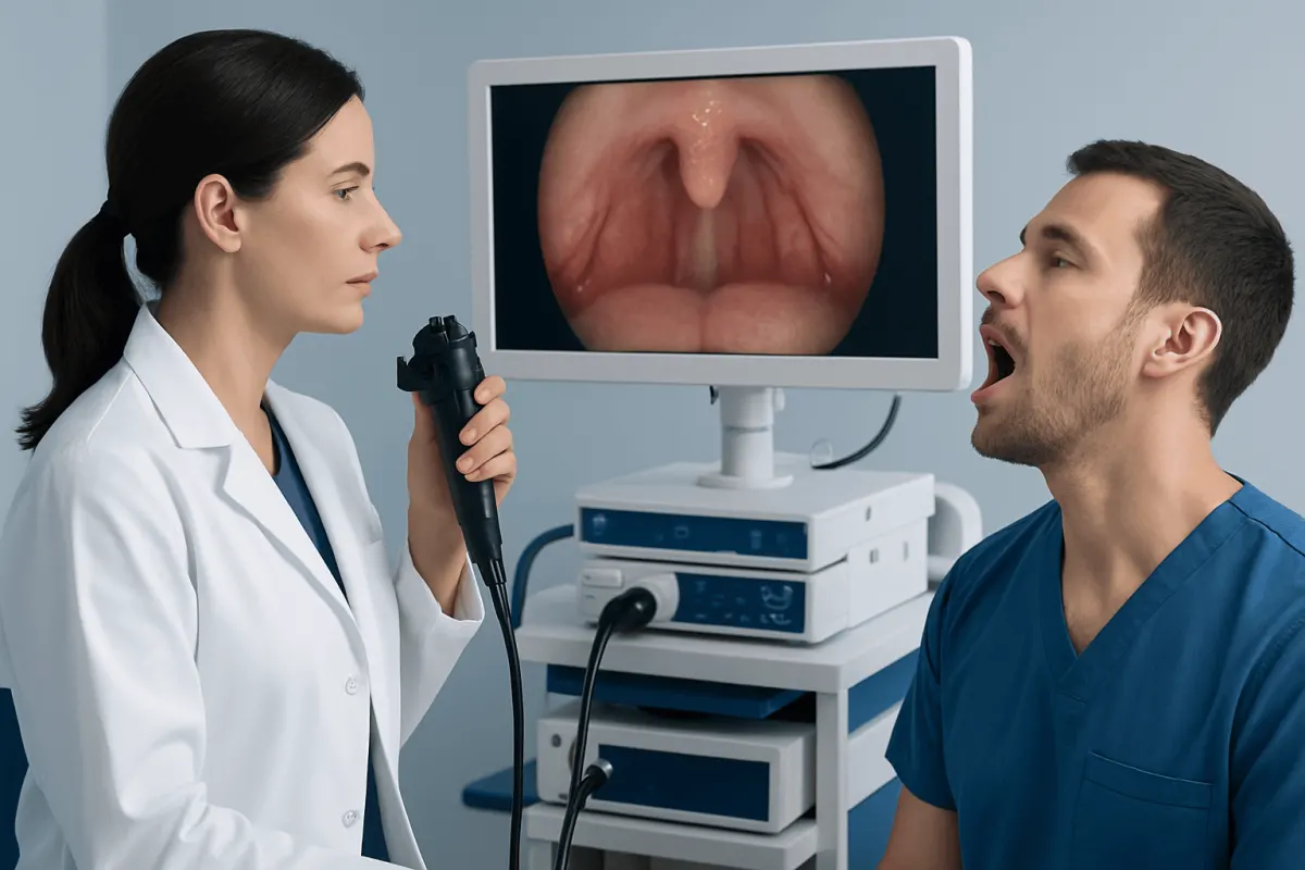 How the throat normally looks and why redness appears — red streaks in the back of throat