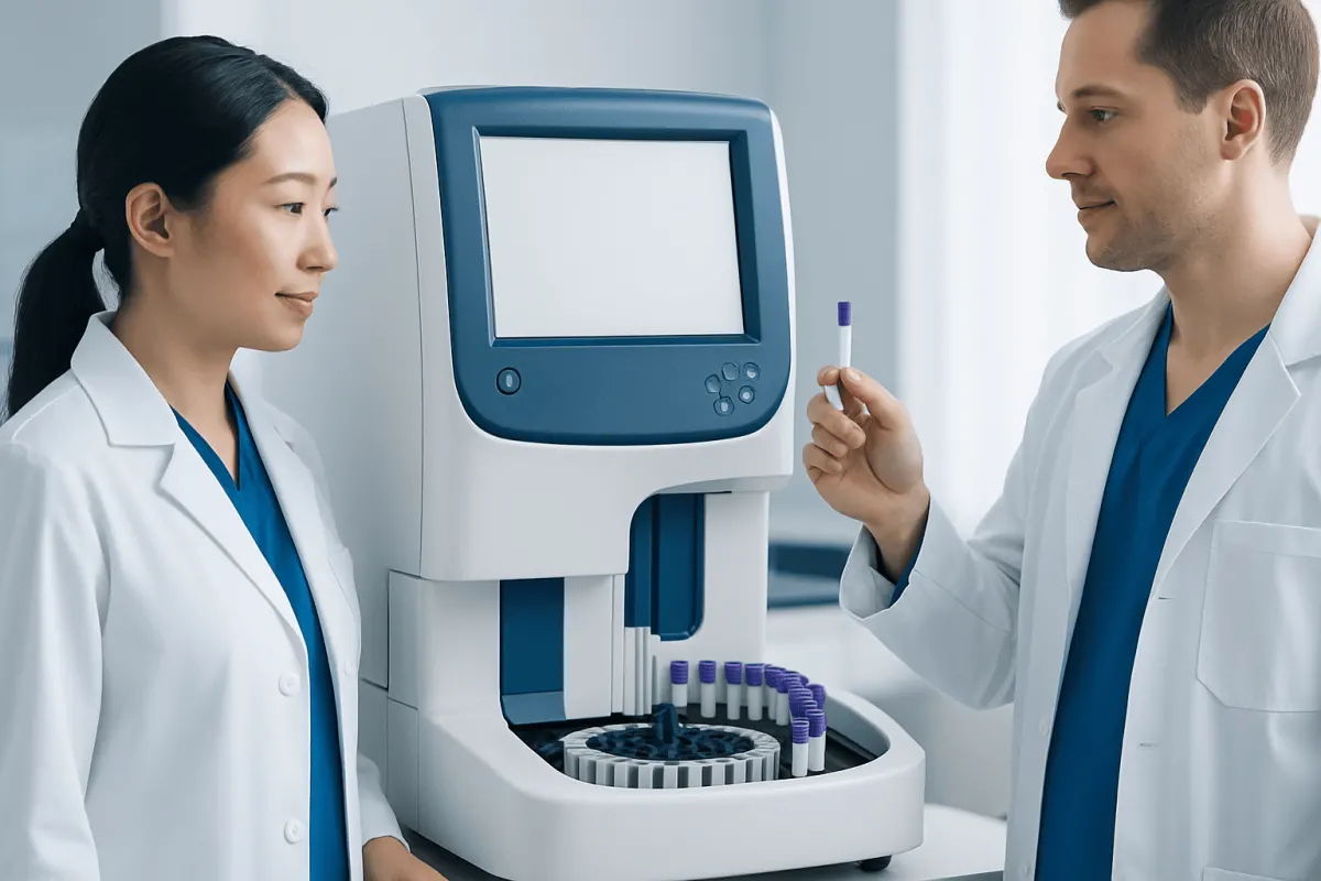 How they appear on a blood test — immature granulocytes